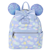minnie mouse exclusive iridescent all-over print sequin ear mini backpack