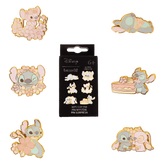 stitch & angel cherry blossom mystery box pin