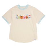 mickey & friends jack-o'-lantern glow sporty tee