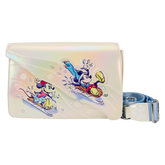 mickey & friends winter wonderland crossbody bag