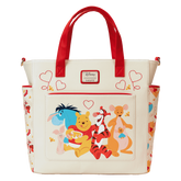 winnie the pooh & friends hearts convertible backpack & tote crossbody bag