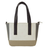 mickey & friends canvas mini tote crossbody bag