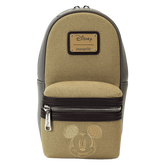 mickey & friends canvas drink holder crossbody bag