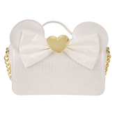minnie mouse iridescent lace wedding crossbody bag