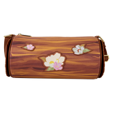 the fox and the hound forest floral log figural crossbody bag