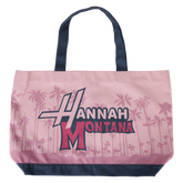 hannah montana guitar canvas tote bag