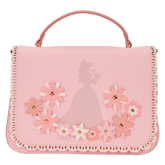 disney princess belle floral lace crossbody bag