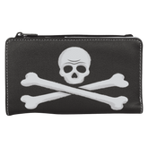 peter pan exclusive captain hook pirate skull flap wallet