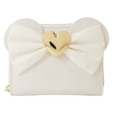minnie mouse iridescent lace wedding zip around wallet