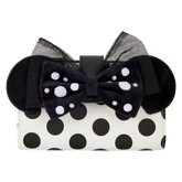 minnie mouse exclusive polka dot pearl flap wallet