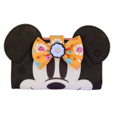 minnie mouse cosplay floral pumpkin flap wallet
