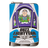 toy story 30th anniversary buzz lightyear glow zip around wallet