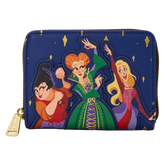 hocus pocus sanderson sisters night sky zip around wallet