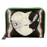 frankenweenie sparky & persephone glow zip around wallet
