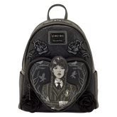 wednesday black roses mini backpack