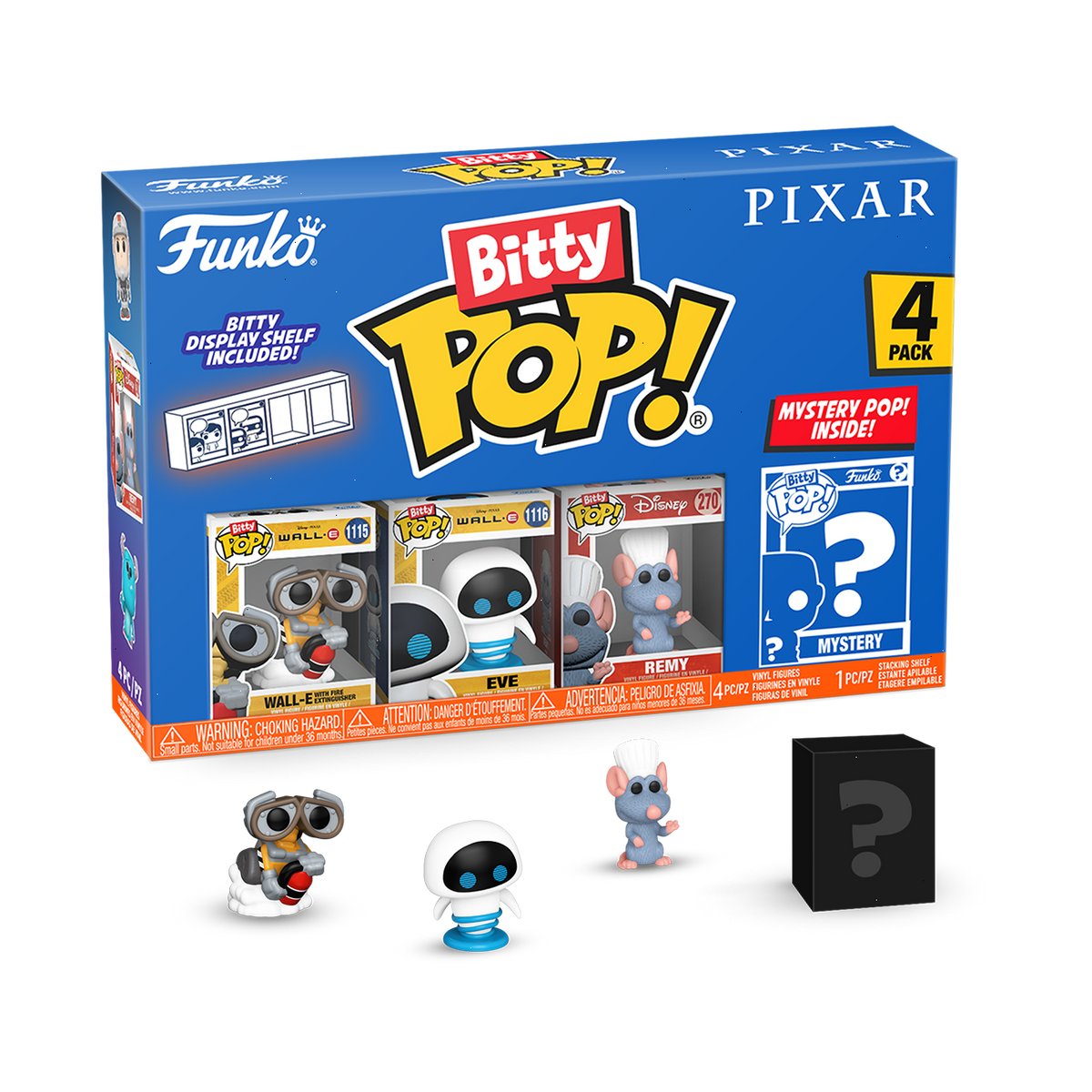 bitty pop! pixar 4-pack series 4