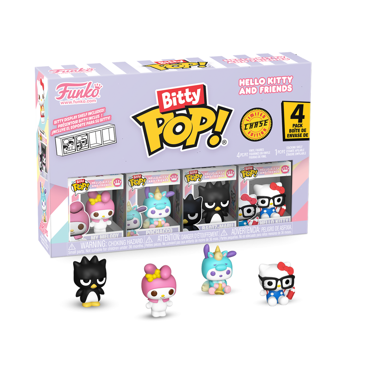 bitty pop! hello kitty and friends 4-pack series 4