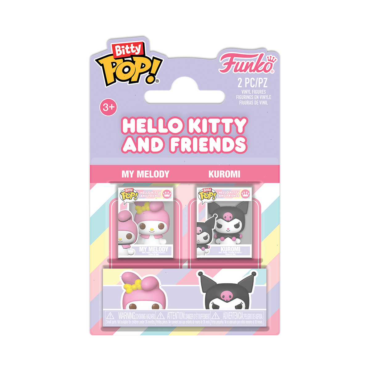 bitty pop! my melody & kuromi 2-pack