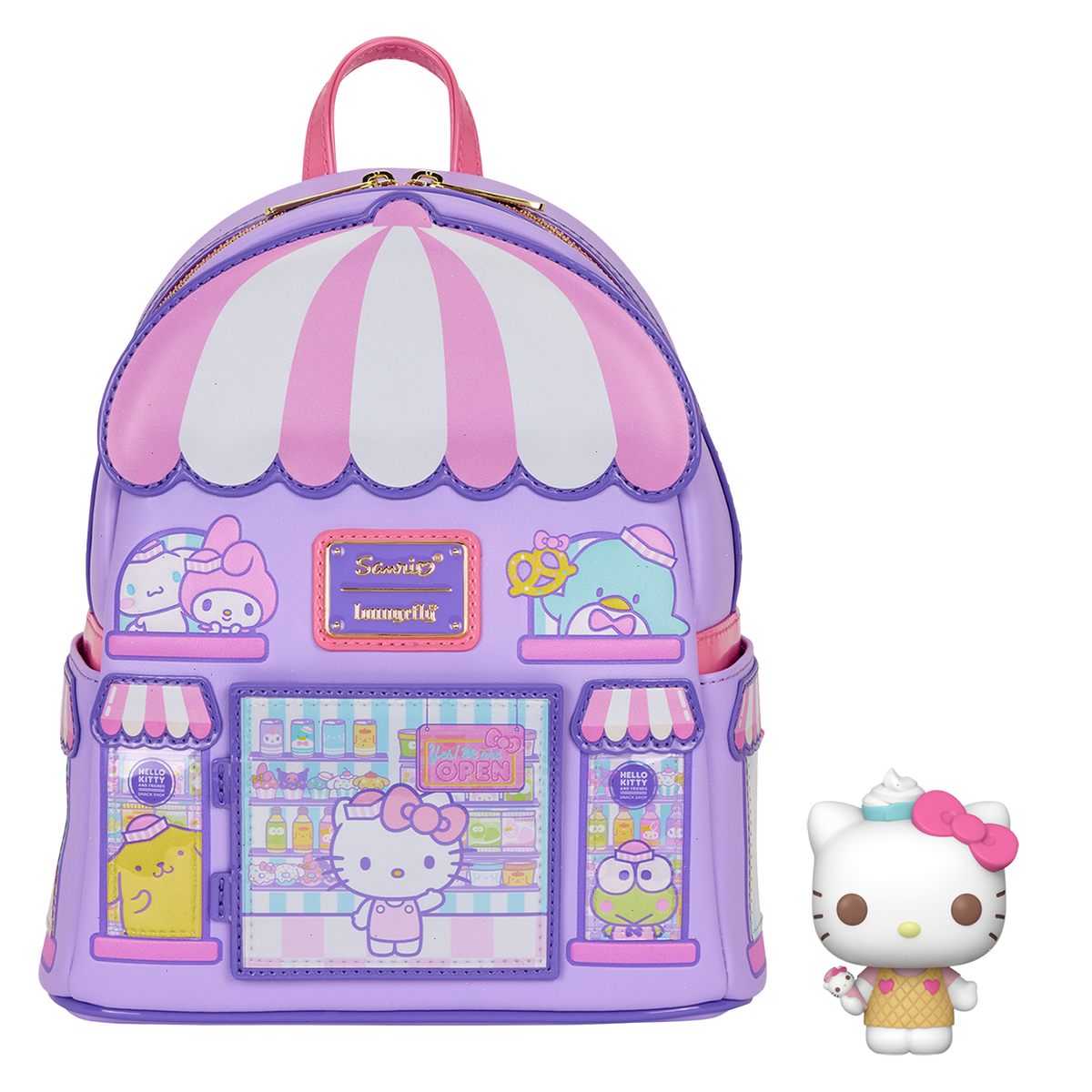 nycc limited edition sanrio hello kitty & friends bakery pop! and bag bundle
