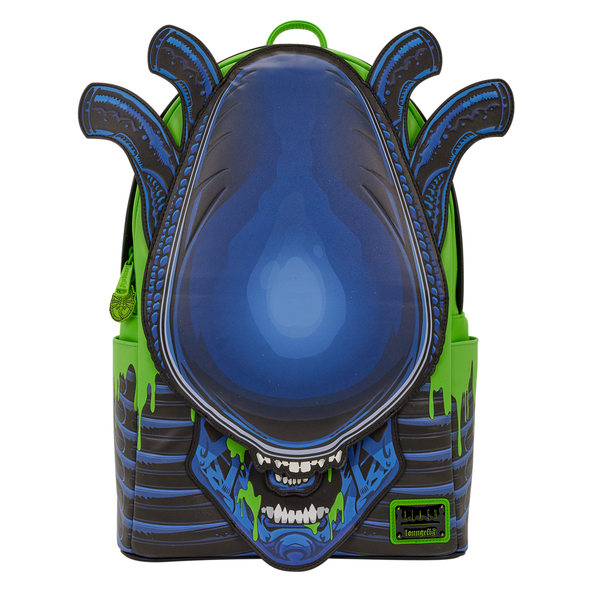 alien xenomorph cosplay glow full-size backpack