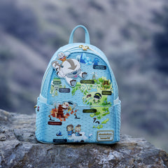 avatar: the last airbender map of the four nations mini backpack