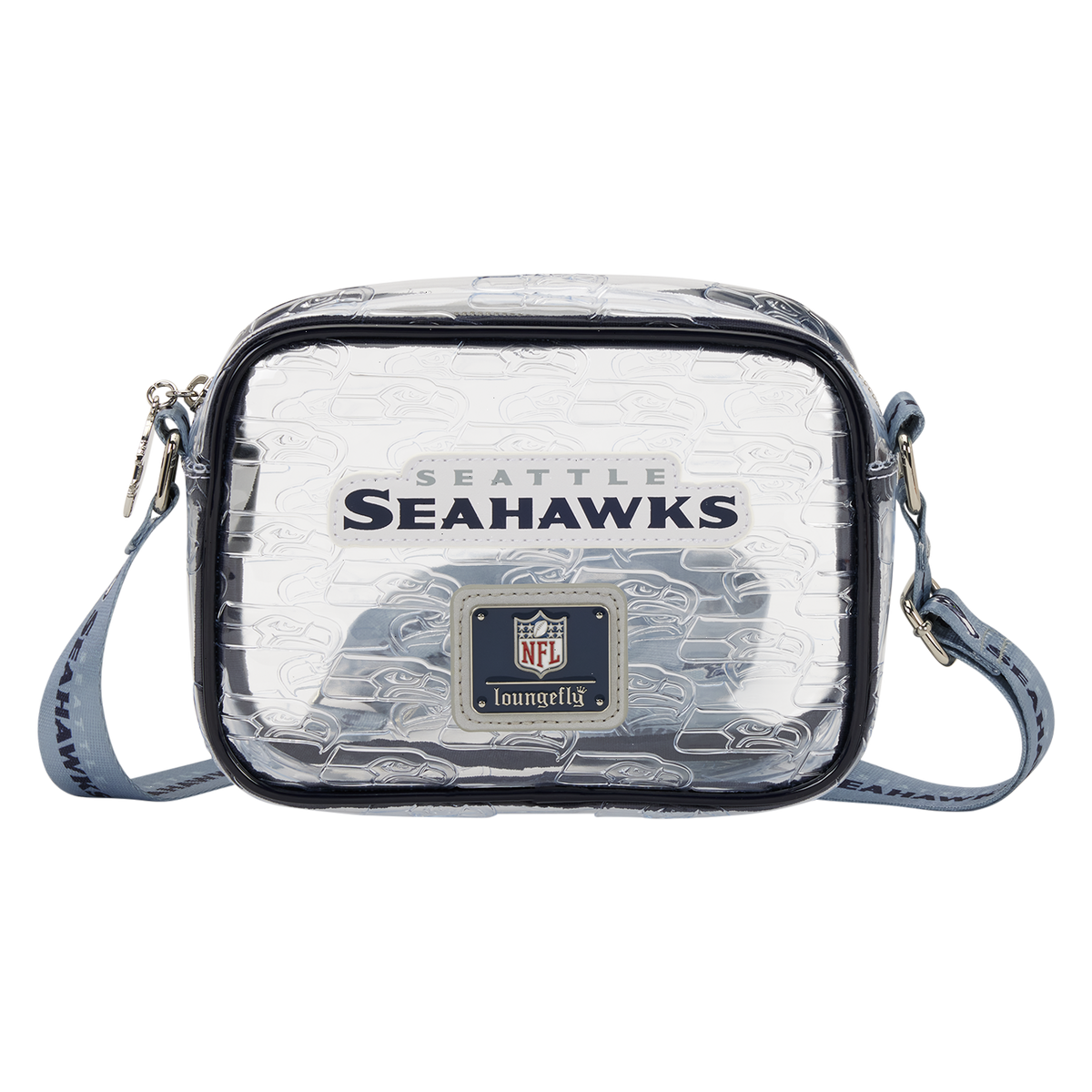 nfl seattle seahawks clear crossbody stadium bag