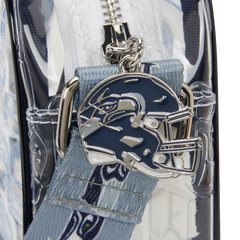 nfl seattle seahawks clear crossbody stadium bag