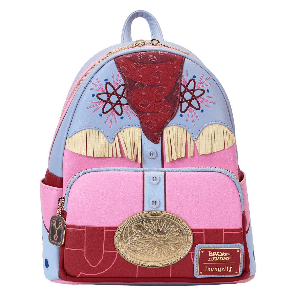 back to the future 40th anniversary marty mcfly western cosplay mini backpack