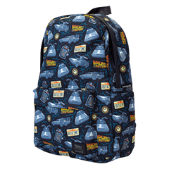 back to the future 40th anniversary all-over print full-size backpack