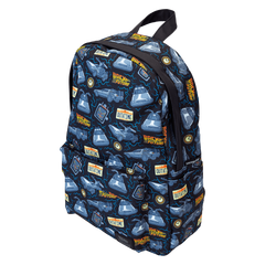 back to the future 40th anniversary all-over print full-size backpack