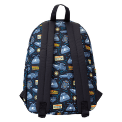back to the future 40th anniversary all-over print full-size backpack