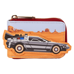 back to the future 40th anniversary time machine accordion wallet