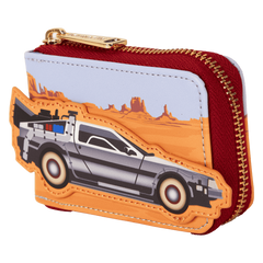 back to the future 40th anniversary time machine accordion wallet