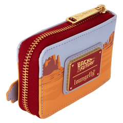 back to the future 40th anniversary time machine accordion wallet