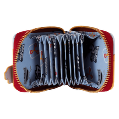 back to the future 40th anniversary time machine accordion wallet