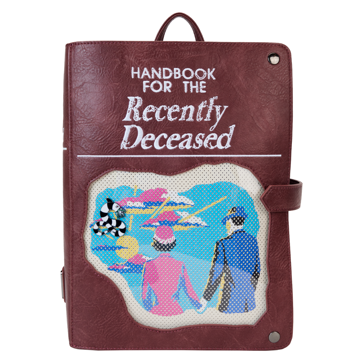 beetlejuice handbook for the recently deceased pin trader backpack