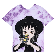 beetlejuice & lydia deetz reversible tie-dye unisex tee