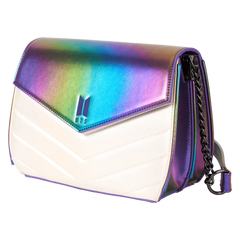 funko pop! by loungefly bts iridescent quilted crossbody bag