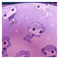 funko pop! by loungefly bts iridescent quilted crossbody bag