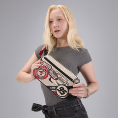 cars lightning mcqueen sling crossbody bag