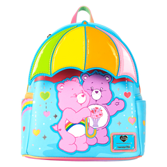care bears cheer bear & share bear rainbow umbrella mini backpack