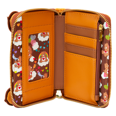 care bears exclusive tenderheart bear plush cosplay zip around wallet