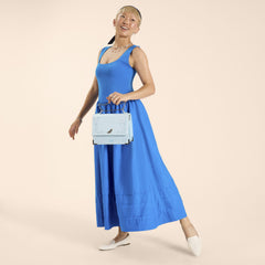 cinderella shimmer crossbody bag