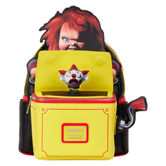 chucky pop-up clown cosplay mini backpack