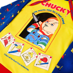 chucky good guys color block unisex hoodie