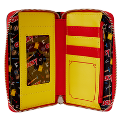 chucky clown cosplay zip around wallet