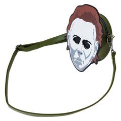 halloween michael myers mask glow crossbody bag