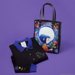 coraline floral cat collared cardigan