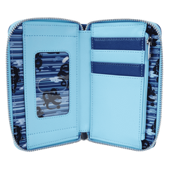 dragon ball exclusive goku & vegeta super saiyan blue glow zip around wallet