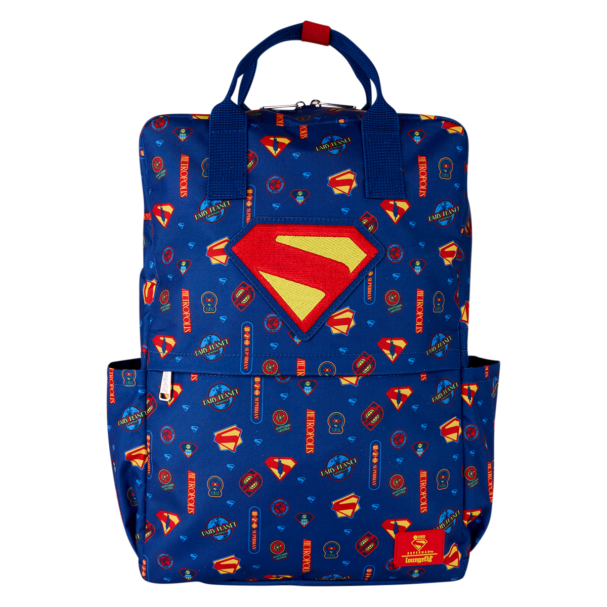 superman all-over print full-size backpack